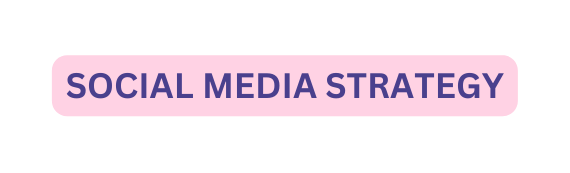 SOCIAL MEDIA STRATEGY